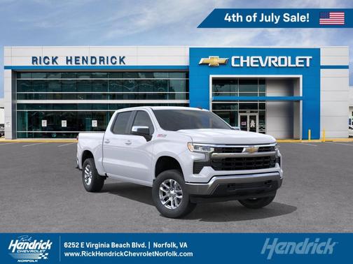 Summit White 2026 Chevrolet Silverado 1500 LT