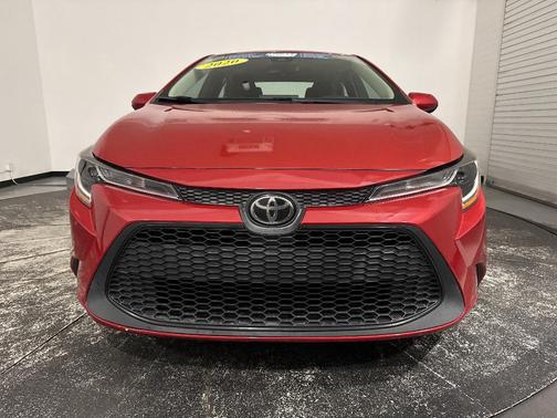 Barcelona Red Metallic 2020 Toyota Corolla LE