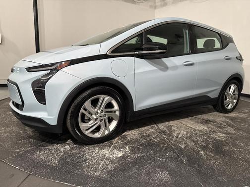Ice Blue Metallic 2022 Chevrolet Bolt EV 1LT