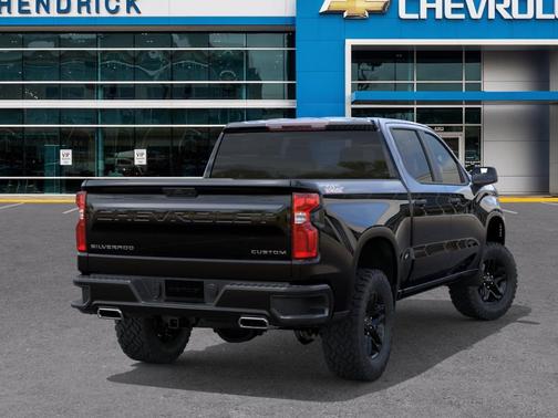 Black 2026 Chevrolet Silverado 1500 Custom Trail Boss