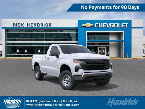Summit White 2026 Chevrolet Silverado 1500 WT