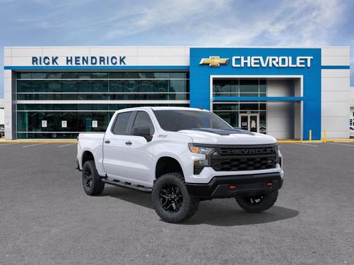 Summit White 2026 Chevrolet Silverado 1500 Custom Trail Boss