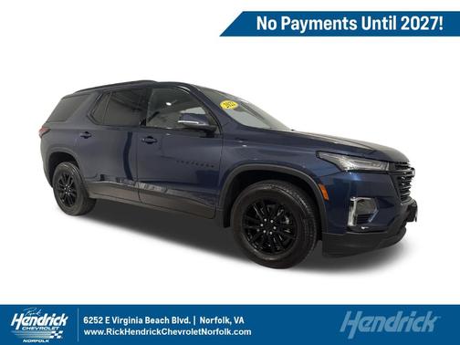 Northsky Blue Metallic 2022 Chevrolet Traverse LT Cloth