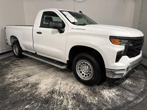 Summit White 2025 Chevrolet Silverado 1500 WT