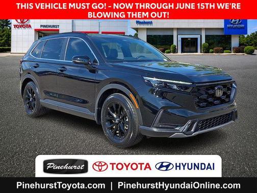 Crystal Black Pearl 2025 Honda CR-V Hybrid Sport FWD
