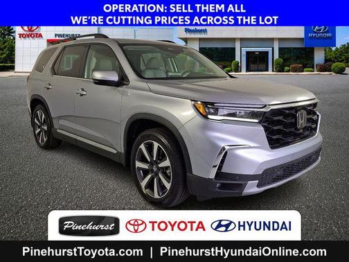 Lunar Silver Metallic 2025 Honda Pilot Touring 8-Passenger
