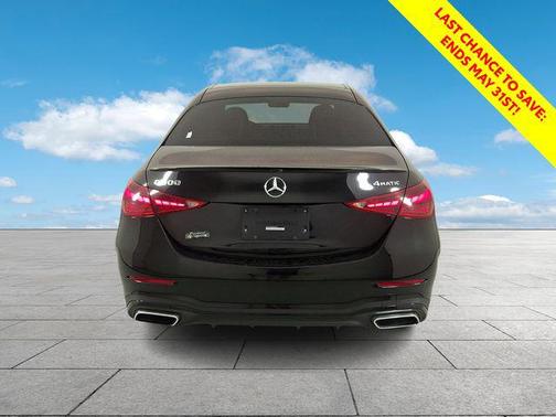 Black 2023 Mercedes-Benz C-Class C 300 4MATIC