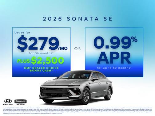 Serenity White 2026 Hyundai SONATA SE