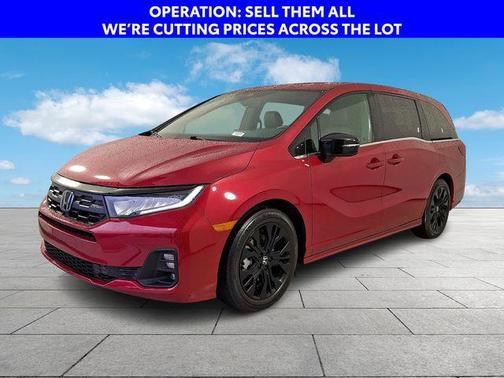 Radiant Red Metallic II 2025 Honda Odyssey Sport-L