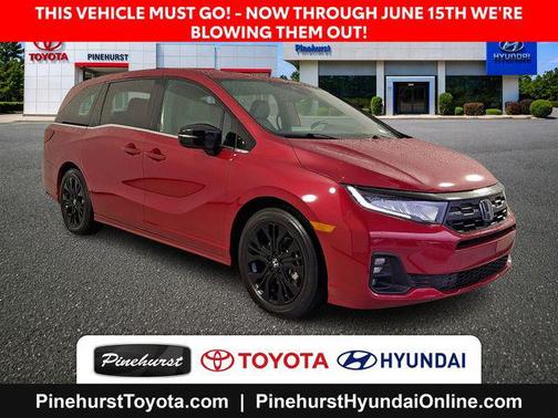 Radiant Red Metallic II 2025 Honda Odyssey Sport-L