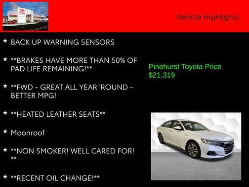 2022 Honda Accord Hybrid EX-L