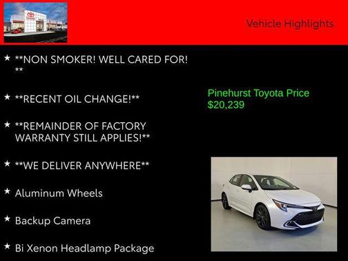 2023 Toyota Corolla XSE