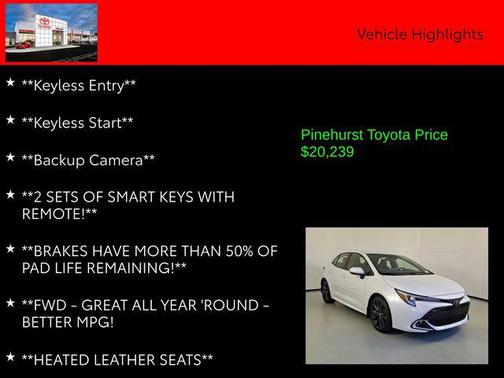 2023 Toyota Corolla XSE