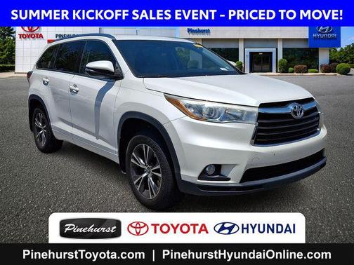 Blizzard Pearl 2016 Toyota Highlander XLE