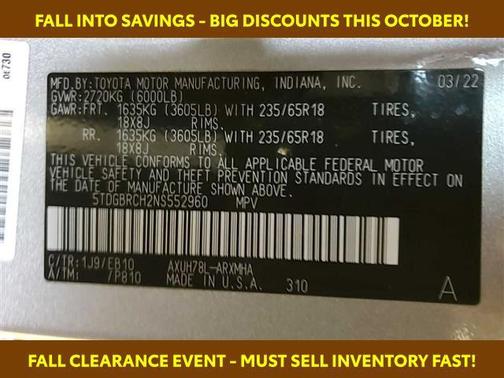 2022 Toyota Highlander Hybrid XLE