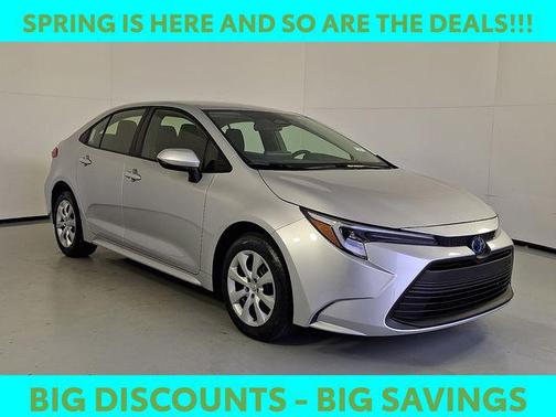 Classic Silver Metallic 2025 Toyota Corolla Hybrid LE