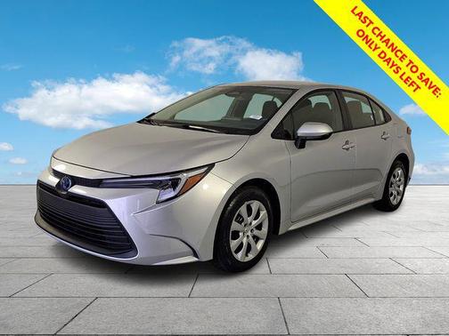 Classic Silver Metallic 2025 Toyota Corolla Hybrid LE