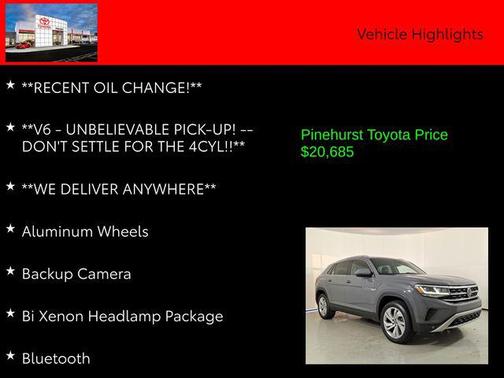 2021 Volkswagen Atlas Cross Sport 3.6L V6 SEL