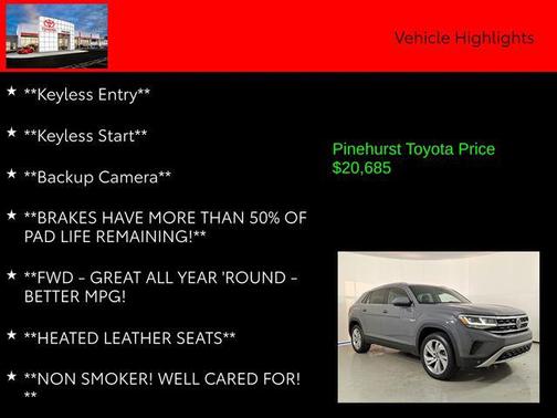 2021 Volkswagen Atlas Cross Sport 3.6L V6 SEL