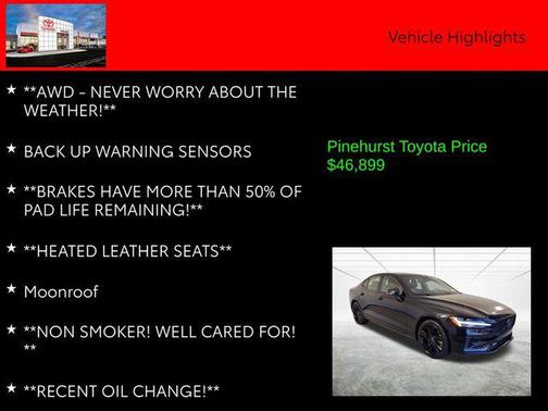 2024 Volvo S60 Recharge Plug-In Hybrid T8 Ultimate Black Edition