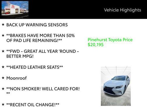 2016 Lexus ES 350 Base