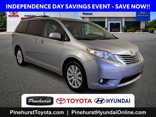 Silver Sky Metallic 2017 Toyota Sienna XLE Premium