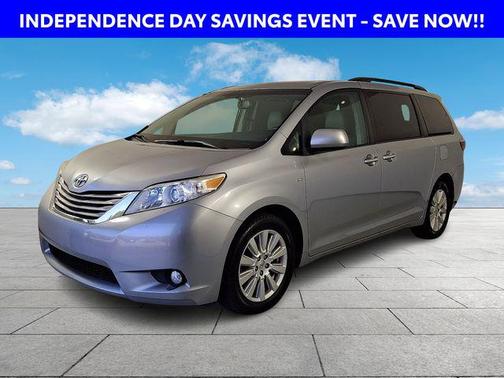 Silver Sky Metallic 2017 Toyota Sienna XLE Premium