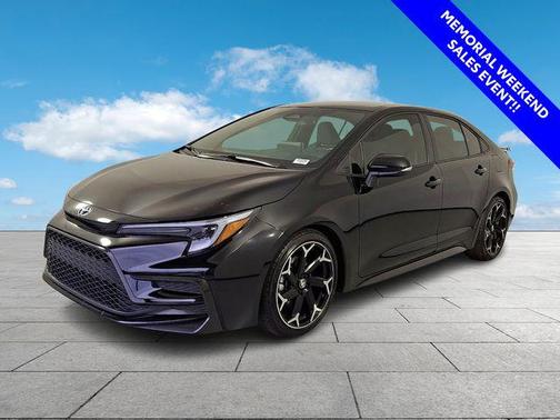 Midnight Black Metallic 2025 Toyota Corolla FX