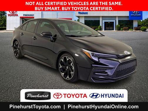 Midnight Black Metallic 2025 Toyota Corolla FX