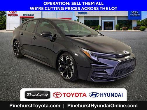 Midnight Black Metallic 2025 Toyota Corolla FX