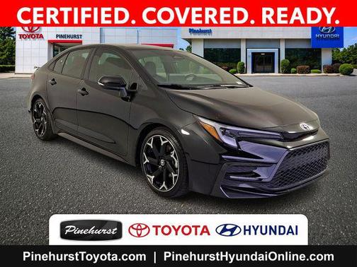Midnight Black Metallic 2025 Toyota Corolla FX