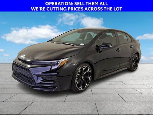 Midnight Black Metallic 2025 Toyota Corolla FX
