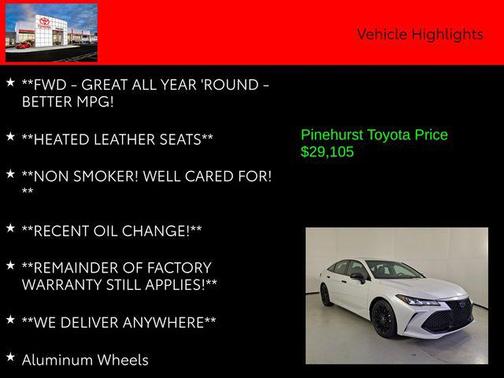 2022 Toyota Avalon Hybrid XSE