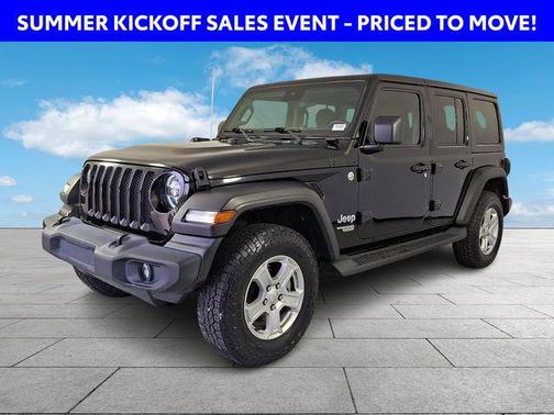 Black Clearcoat 2021 Jeep Wrangler Unlimited Sport