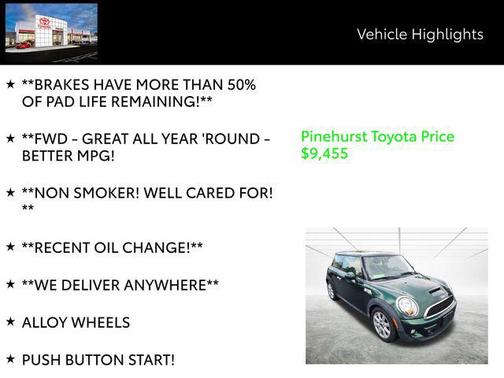 2012 MINI Cooper S Base