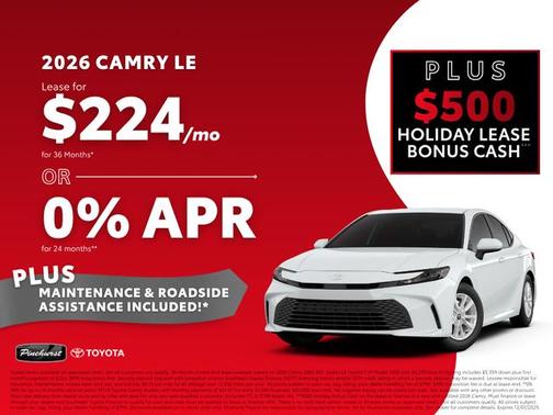 2026 Toyota Camry LE