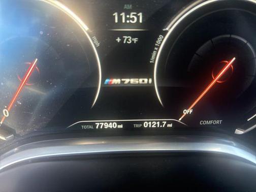 Frozen Black 2018 BMW M760 i xDrive