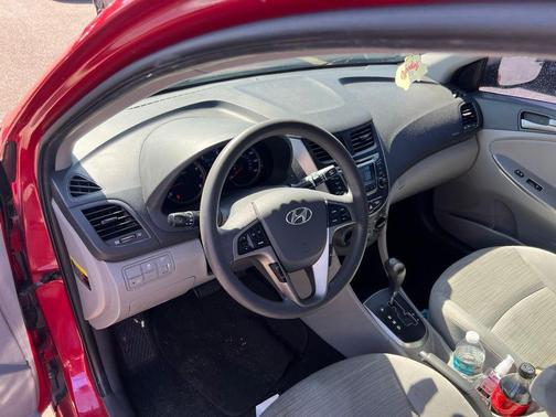 Boston Red 2017 Hyundai Accent Value Edition