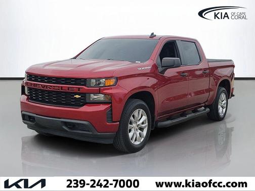 Red Tinted Clearcoat 2020 Chevrolet Silverado 1500 Custom