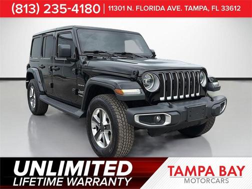 Black Clearcoat 2018 Jeep Wrangler Unlimited Sahara