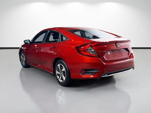 Molten Lava Pearl 2019 Honda Civic LX