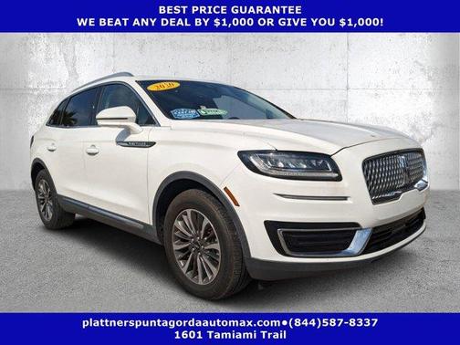 Pristine White 2020 Lincoln Nautilus Standard