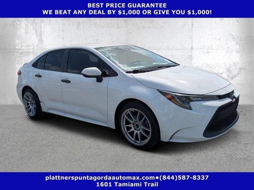Super White 2021 Toyota Corolla LE