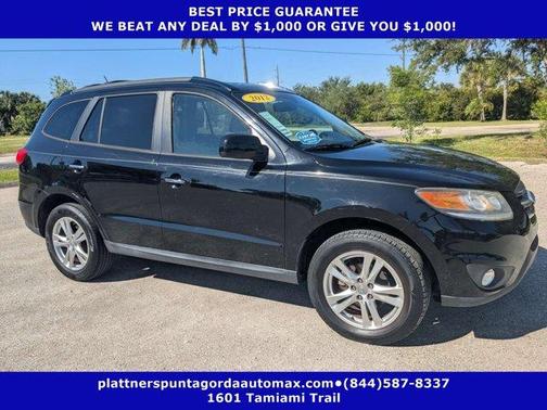 Twilight Black 2012 Hyundai SANTA FE Limited