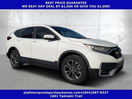 White 2021 Honda CR-V EX