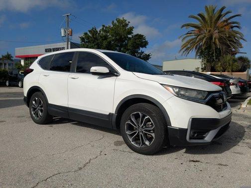 White 2021 Honda CR-V EX