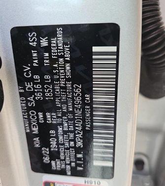 2022 Kia Rio S
