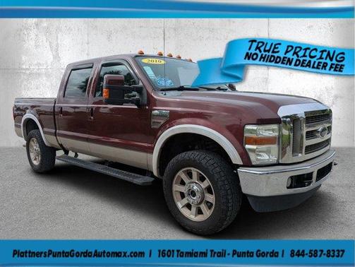 Red 2010 Ford F-350 Super Duty