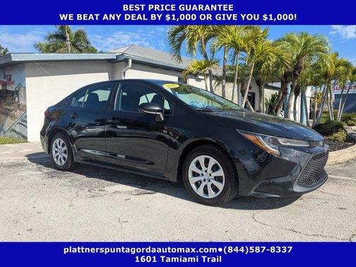 Black Sand Pearl 2022 Toyota Corolla LE