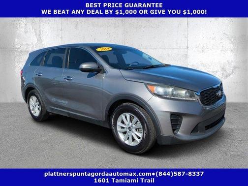 Titanium Silver 2019 Kia Sorento LX V6